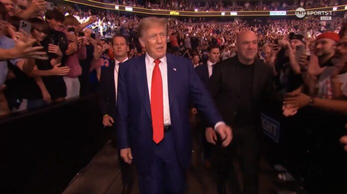 trump at ufc 302 scaled