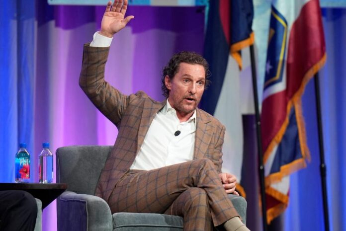 actor matthew mcconaughey speaks 2024 85347661