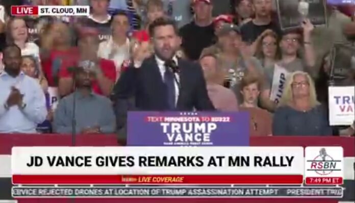 jd vance trump rally st cloud mn screen image rsbn 07282024 e1722127931392