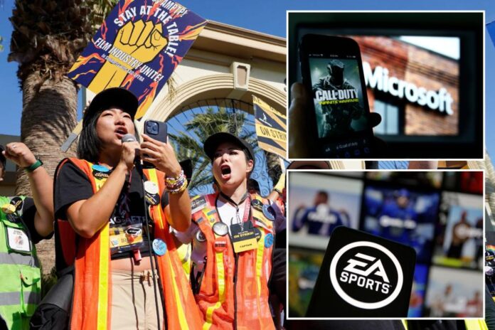 video game strike sag aftra