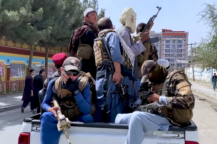 Taliban Fighters in Kabul August 17 2021 cropped