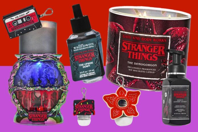 bath and body works x stranger things