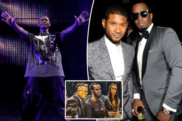 exclusive coverage usher performs onstage 90256439